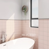 Грязная розовая ванная комната кирпичная туалетная плитка Простая современная мозаика северная сеть красная туалетная плитка на стенах