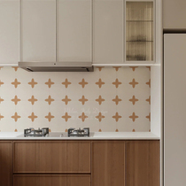 Gentle milk coffee color small tiles French retro bathroom cream style tiles kitchen bathroom balcony non-slip floor tiles