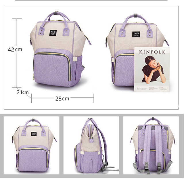 Mommy bag new lightweight mother and baby bag multi-functional portable large-capacity backpack backpack waterproof travel outing backpack