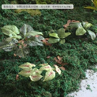 5 пучков искусственных зеленых растений (на фото)