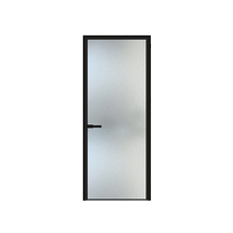 TATA wooden door 16 minimalist narrow edge flat open sliding door Kitchen Doorman Aluminum Alloy long iridescent glass door Toilet Door Deposit