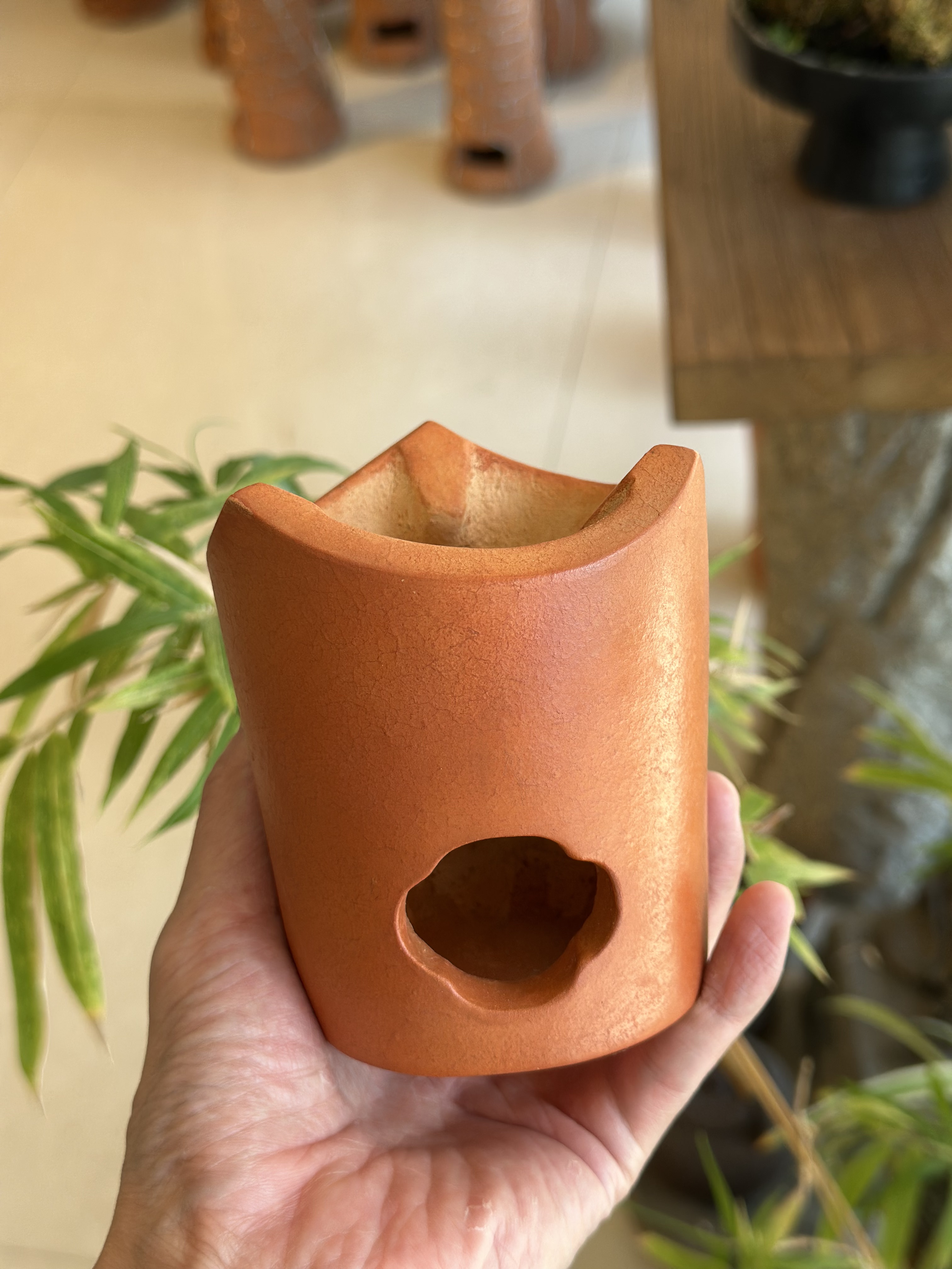 [掌中宝迷你小炭炉 福建龙岩红泥小火炉 纯碳烤炉潮汕工夫茶煮茶炉]