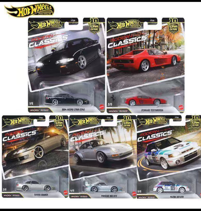 Hot Wheels Car Culture Alloy Car Model Porsche Mclaren Lamborghini Bmw Fpy86