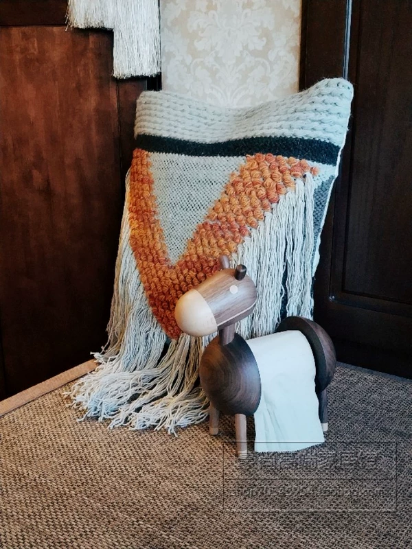 Nhập khẩu Ấn Độ sợi bông ba chiều KILIM dệt thủ công với gai thoải mái gối đệm quốc gia phòng gió mô hình - Trở lại đệm / Bolsters gối ghế