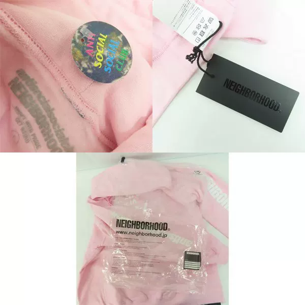 Свитшот с капюшоном в стиле NEIGHBORHOOD×ASSC, размер L