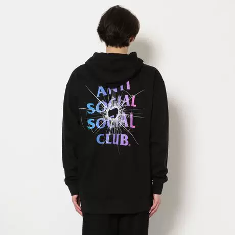 Пуховик с капюшоном ANTI SOCIAL SOCIAL CLU размер XL