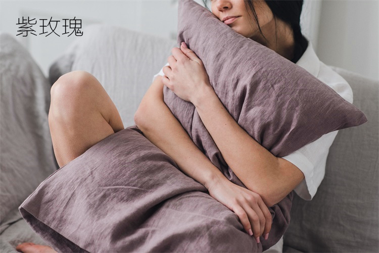 Vải lanh nhập khẩu nguyên liệu vải lanh phong bì (không có gối) thoáng khí chống đập gối tre