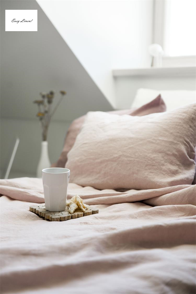 Pháp nhập khẩu nguyên liệu tinh khiết linen rửa tấm áo gối ba bộ màu sắc tự nhiên thoải mái đặc biệt cung cấp drap giường hàn quốc