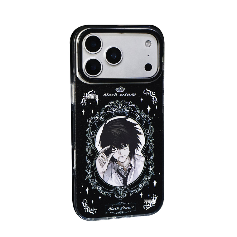 Death Note L Gothic Illustration iPhone Xiaomi Vintage Phone Case for iPhone, Xiaomi - view 7