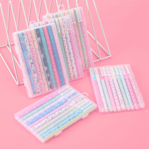 pvc box 0 5 color gel pen set 10 Korean hipster cute hand account pen students with sign pen