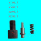 Band saw machine guide adjustment elastic screws