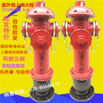 Ground type fire hydrant outdoor fire hydrant above ground hydrant outdoor fire hydrant SS100 65-1 6