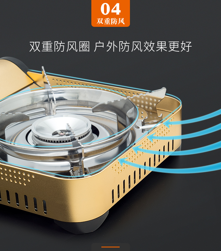 Lò tươi thẻ lò nhỏ thẻ từ lò gas bếp lò thẻ di động - Bếp lò / bộ đồ ăn / đồ nướng dã ngoại bếp nướng ngoài trời