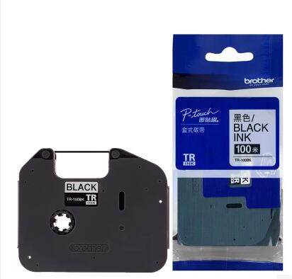 Brother Line Number Machine Ribbon Label Print machine PT-E800TK TR-100BK black TR100BK