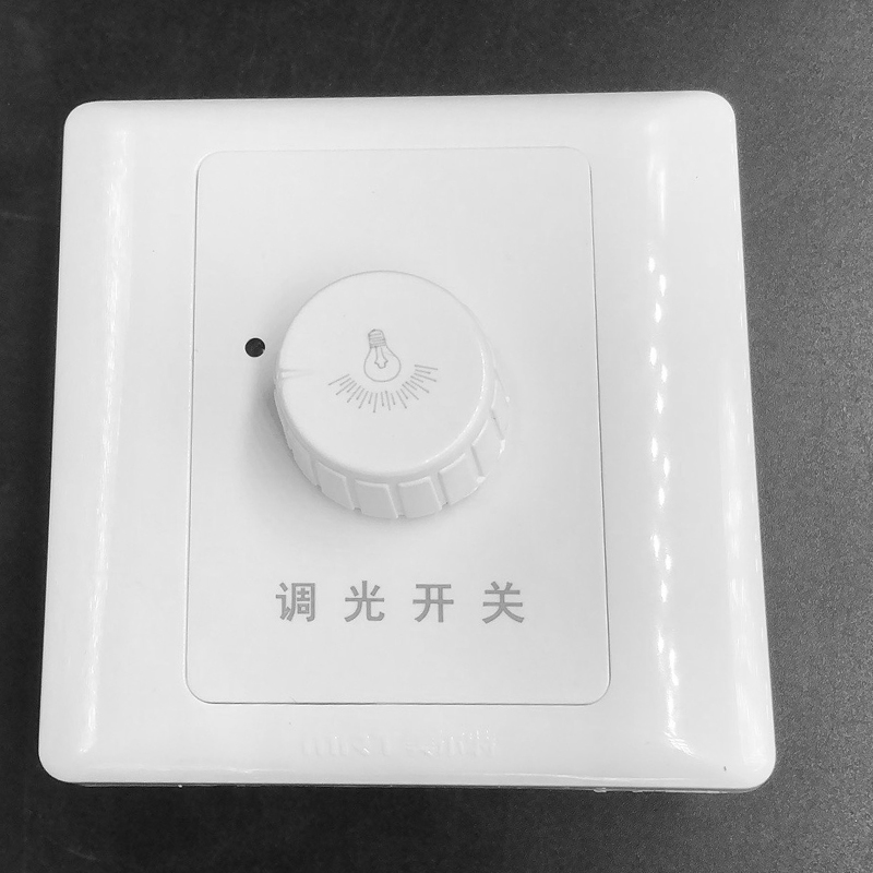 Type 86 high-power 1000W stepless knob light brightness dimmer only suitable for incandescent lamps