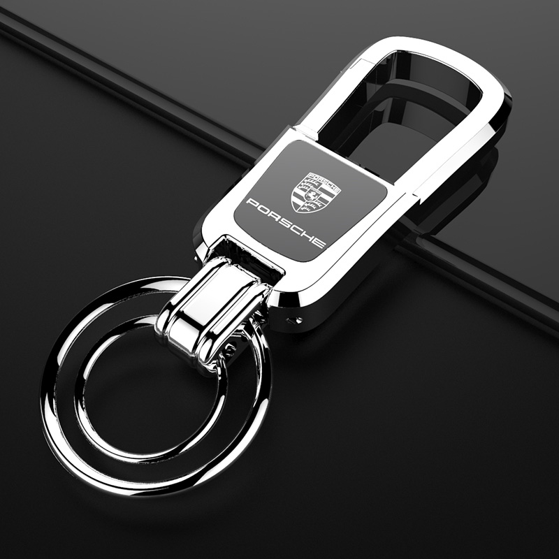 Automotive key knock men high-end creative personality custom anti-drop lock chain hanging metal lock chain laser customization