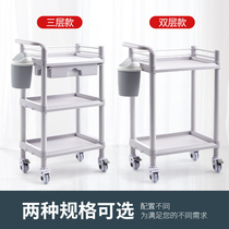 Beauty trolley Korean small bubble instrument storage shelf Multi-function tool cart Beauty salon special trolley