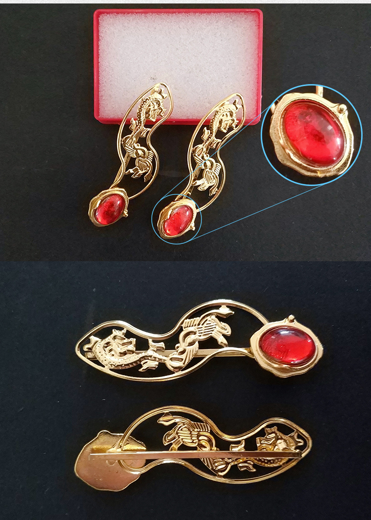 Đồ cưới / cưới thủ công / clip tóc mong muốn / clip chúc mừng / trâm cài / đám cưới / clip cô dâu tóc vàng - Trâm cài cài áo nữ