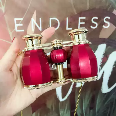 Women's drama telescope HD portable fashion retro binocular drama Opera ballet concert