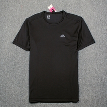 New mens summer running ultra light and breathable quick dry sports T-shirt short sleeve round collar platoon elastic sweaty training blouses