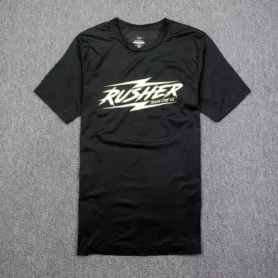 Thin men's summer new outdoor running training fitness sports round neck slim-fit quick-drying short-sleeved dry and breathable