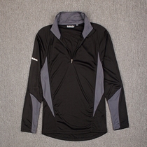 2021 Fall Men and Women Couple Couple Collar Half Zip OUTDOOR ELASTIC MOVEMENT QUICK DRY LONG SLEEVE T-SHIRT INCREASE CODE