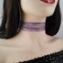 Rộng bên cổ trang sức vòng cổ nữ vòng cổ choker cổ áo xương đòn chuỗi ngắn phong cách dân tộc vòng cổ thời trang dây chuyền cổ ruy băng - Vòng đeo tay Cuff Vòng đeo tay Cuff