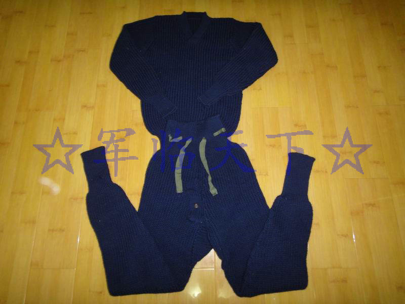 Special 59 pilot wool underwear set pure wool flight jacket autumn clothes sanitary pants wool pants wool sweater