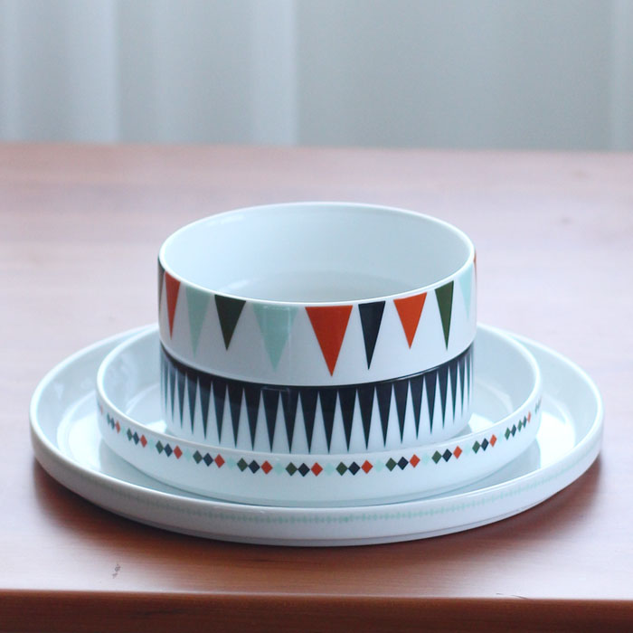 Rain flower stone enamel Denmark single disc Shara disc dinner plate Nordic minimalist ceramic soup pan