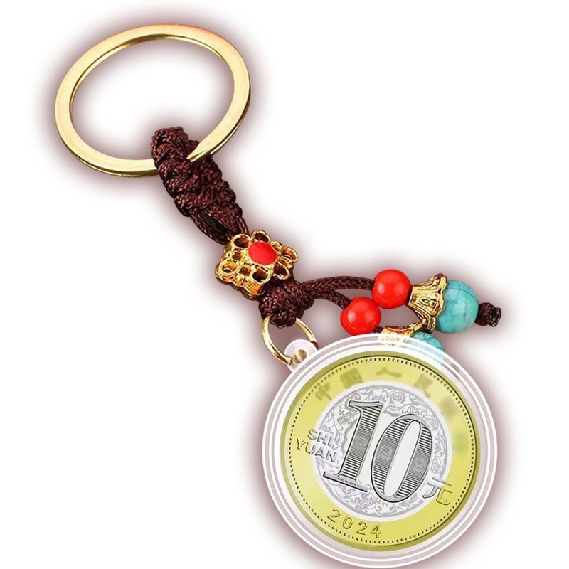 2025 Year of the Snake Zodiac Commemorative Coin Pendant Keychain Protection Decoration Single Coin Collection Box 2025 Year of the Snake Zodiac Commemorative Coin Pendant Keychain Protection Decoration Single Coin Collection Box