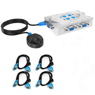 迈拓维矩 MT-401KL KVM切换器4进1出自动热键 带线控 配原装线