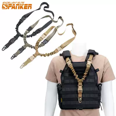 Outstanding tactical gun holding baby bag universal CS absorbent bullet holding baby bag dual-purpose single-point nylon gun with gun rope multifunctional hanging belt