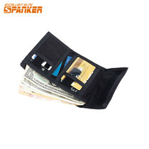 Outstanding Tactical Wallet Male Multi-function nylon Document Set Short Card Package Outdoor Waterproof Canvas Three Fold Claims