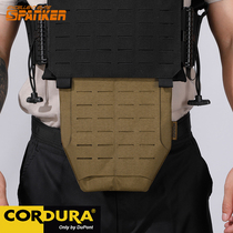 Outstanding tactical vest multi-purpose under-hanging abdominal bag multi-functional molle baffle vest protective bag