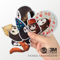 Hayao Miyazaki Anime Faceless Male Cartoon Waterproof Sticker Notebook Sticker Personality Luggage Tide Sticker