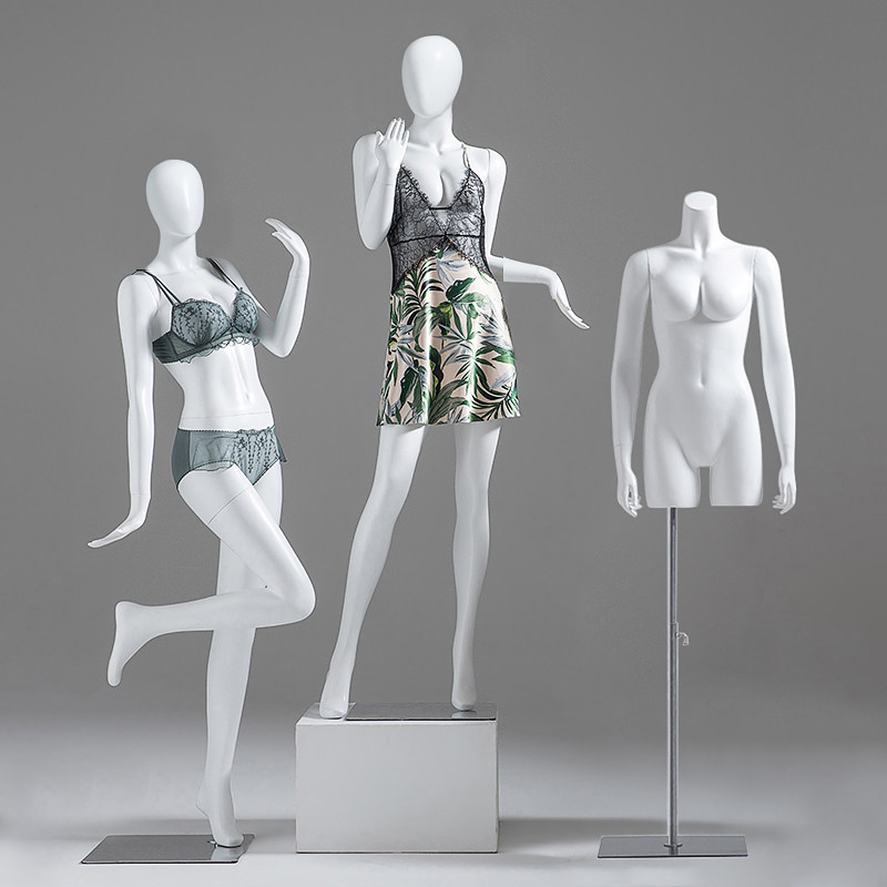 Upscale Nets models Props Women Coalescer Bra Underpants Puppets Clothing Shop Windows Showcase women's clothes shop Show Show