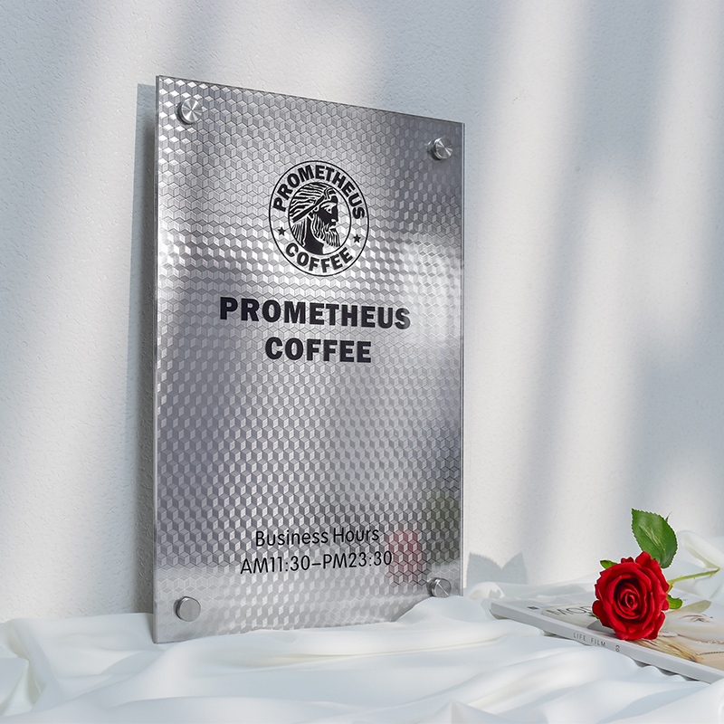 Acrylic Plaque Ins Clothing Shop Display Cards Coffee Shop Door Head Doorplate Sign Studio Billboard Customised