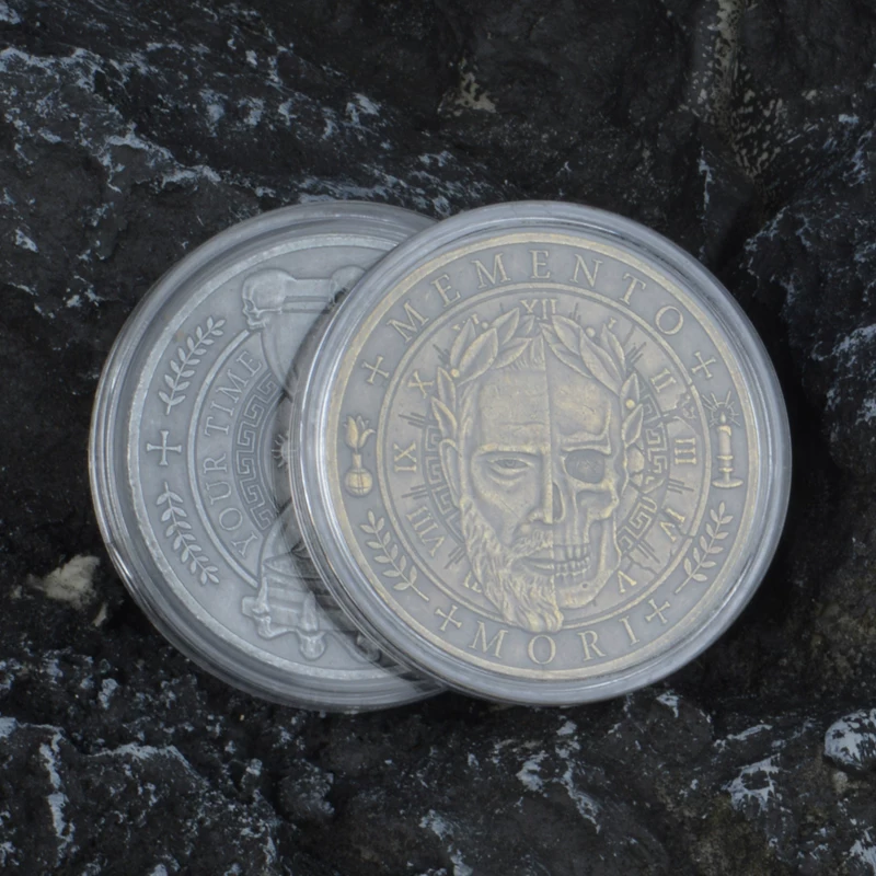 Retro creative coins, gadget, hourglass