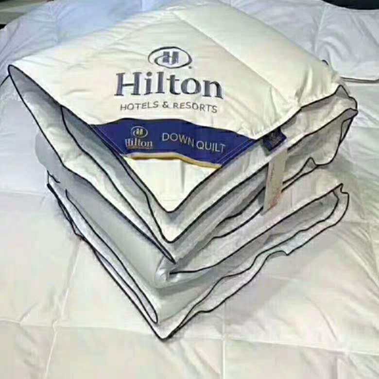 Authentic Hilton down velvet quilt spring and autumn quilt thickened warm winter quilt single dormitory quilt core student quilt