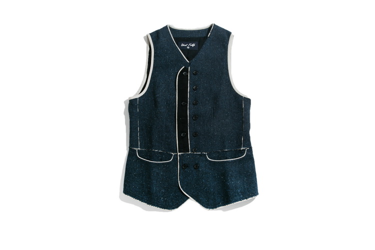 UNCUT 15FW Áo vest màu xanh của Feelin - Áo thể thao áo khoác thể thao nam
