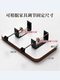 Sofa handrail tray storage board at the side of the bed put tea cup storage dormitory bedside hang table bracket walnut color