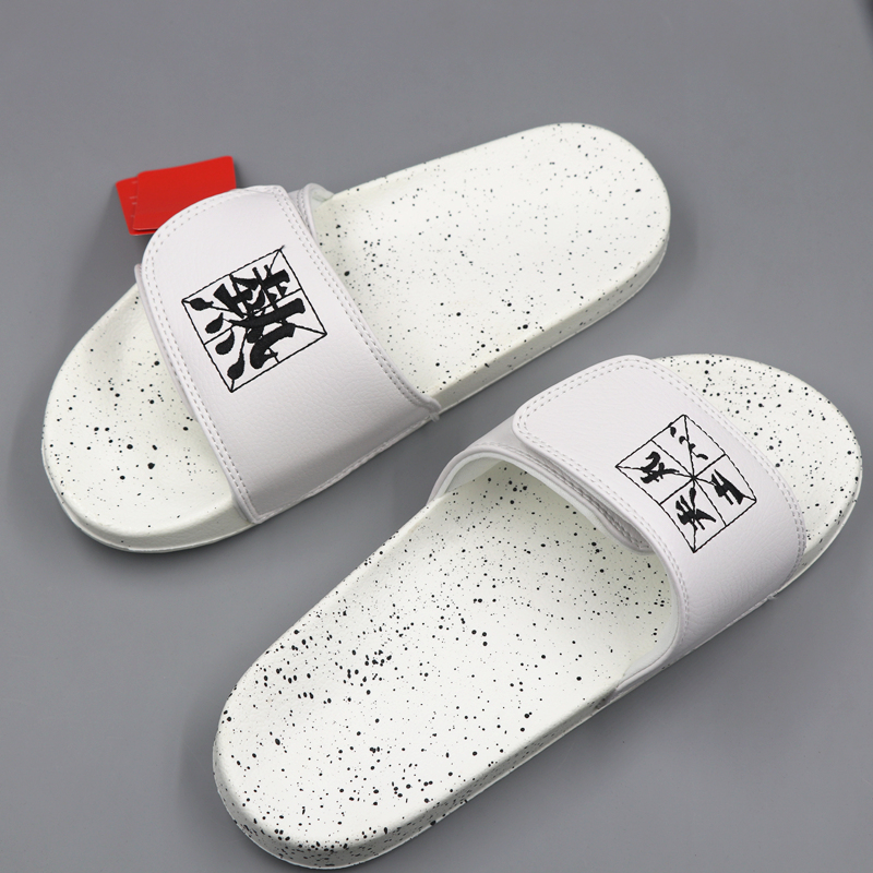 Li Ning vài dép từ nóng kéo mùa hè người đàn ông mới và phụ nữ thời trang thể thao thoải mái Velcro AGAM014 007 dép nike benassi