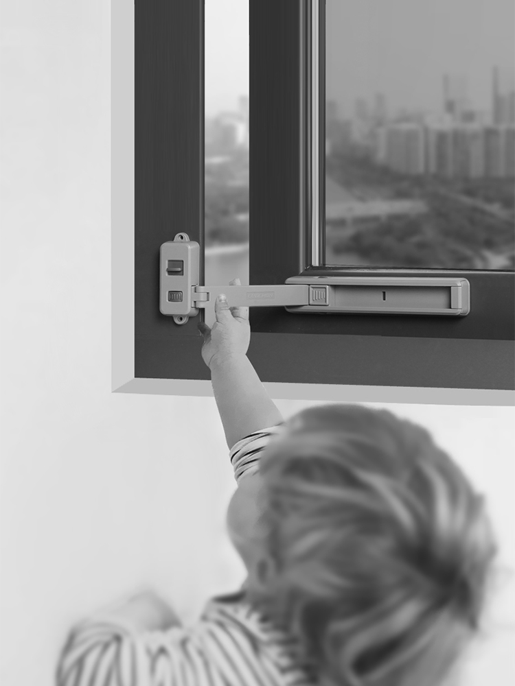 Yau Man Honestly Door And Window Lock Push Window Lock Pull Door Lock Child Protection Safety Lock Anti-theft Limitator Free of punch