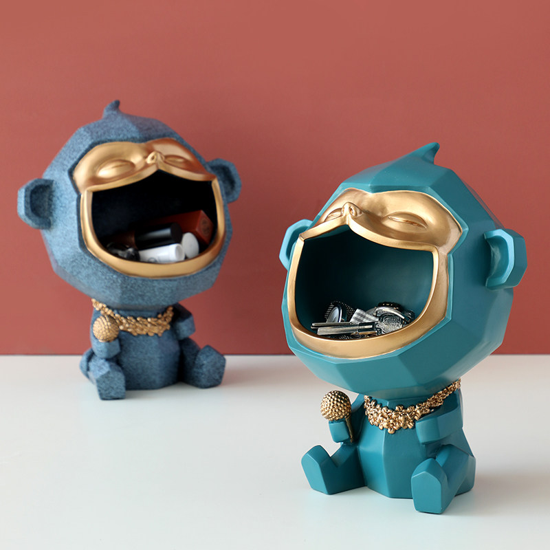 Nordic light luxury enters the door to put the key storage box porch shoe cabinet home decoration ornaments housewarming wedding gift