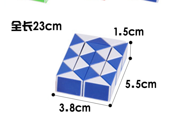 Đồ chơi giáo dục dành cho trẻ em nhỏ Đa dạng Magic Ruler Đồ chơi giáo dục 24 Phân đoạn Mini Magic Magic Ruler Rubiks Cube Development Intelligence Intelligence Wholesale đồ chơi thông minh cho bé 2 tuổi