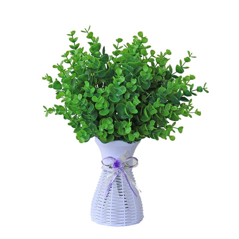 In the bedroom, living room, plastic fake flower simulation dry bouquet set, decoration, home coffee table, floral potted decoration
