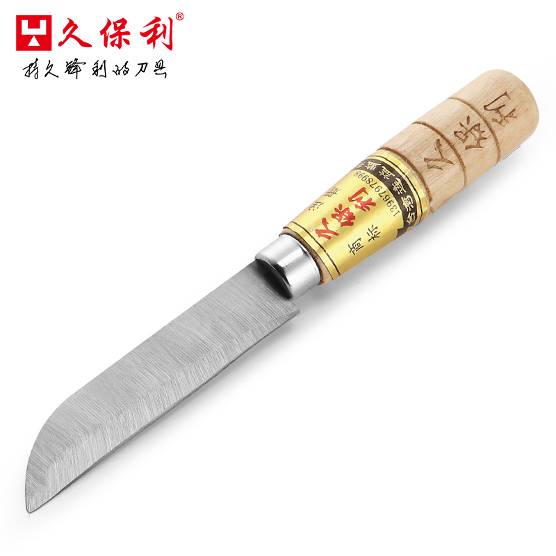 Taiwan long Poly stainless steel straight fruit knife portable multifunctional fruit knife garlic knife vegetable knife small