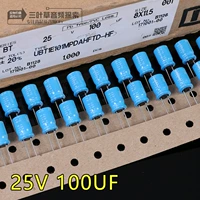 Nissan Original Nichicon Compacitor 25V 100 UF BT Series 125 -Degree военная промышленная емкость