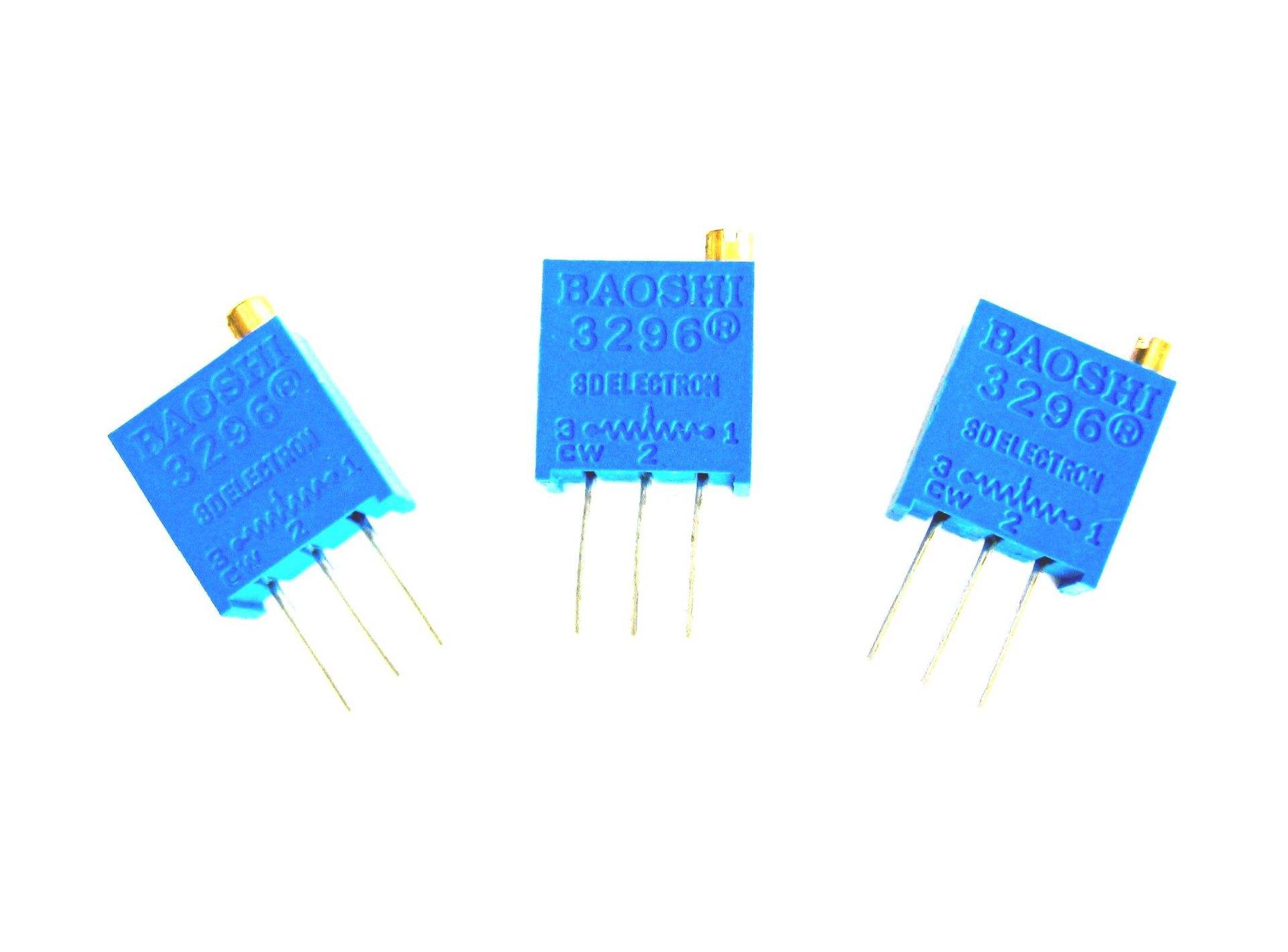 Domestic BOCHEN blue high quality 3296W miniature precision multi-turn adjustable potentiometer resistor bourns