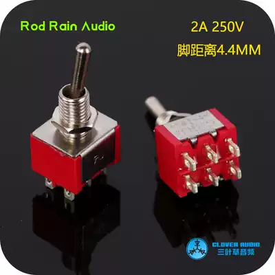 High quality toggle power switch 2A 250V double pole double throw switch Toggle switch